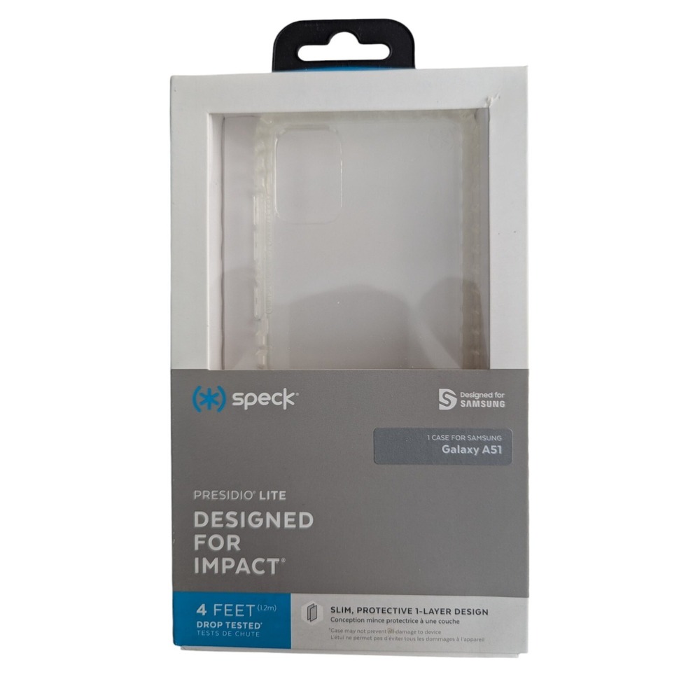 Speck Presidio Lite Case for Samsung‎ Galaxy A51 Slim Design - Clear T5